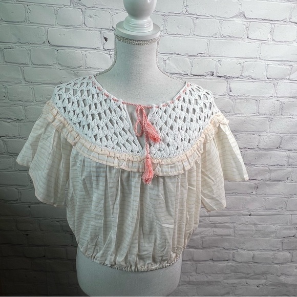 Free People Boho Allora Top Small - Picture 1 of 9